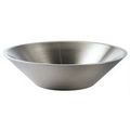 13" Double Wall Hammered Stainless Steel Conical Bowl